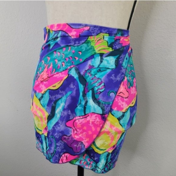 Jag Jeans Swim Jag Vintage Swimsuit Skirt Fish Sarong Made In The Usa Poshmark